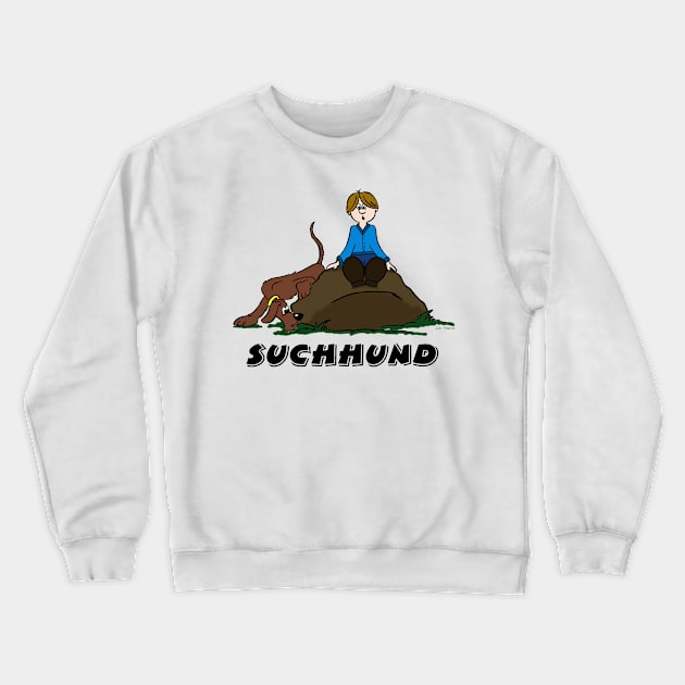 Search Dog - Mantrailing Crewneck Sweatshirt by LivHana